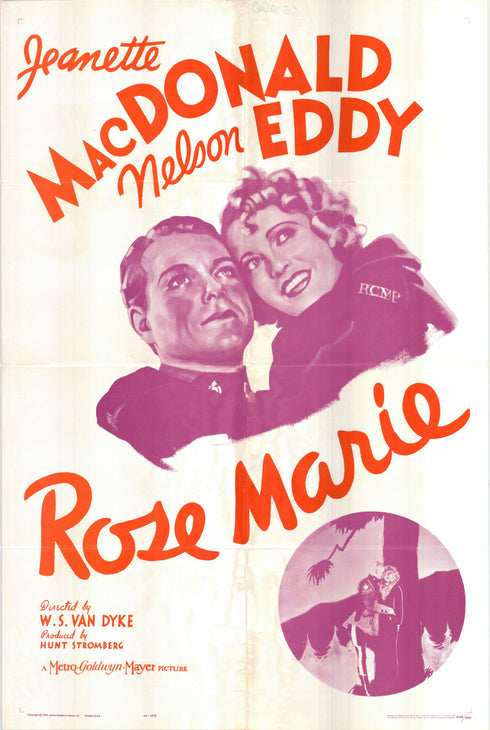 rose marie 1962R one sheet poster folded
